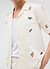Olive Tapestry Cuban Shirt | Cotton | Ecru