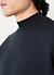 Frequency Mock Neck Sweatshirt | Organic Cotton | Black