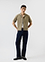 Boxy Cropped Cuban Collar Shirt | Olive