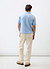 Verso Short Sleeve Knitted Shirt | Cotton | Heather Blue