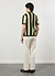 Knitted Stripe Cuban Shirt | Green