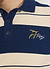 Striped Polo | Cotton | Navy