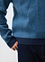 Picnic Polo |  Two Toned Cotton | Navy