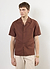 Short Sleeve Cuban Shirt | Linen | Brown