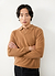 Network Long Sleeve Polo | Merino Wool | Rust