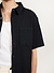 Artifact Boxy Clerk Shirt | Cotton | Black