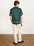 Import Embroidered Cuban Shirt | Linen | Forest