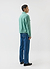 Suede Western Leather Jacket | Mint Green
