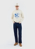 Bienvenue Knitted Crew Neck | Cotton | Ecru