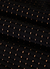 Broken Stripe Knitted Polo | Percival x Ilaria | Black