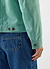 Suede Western Leather Jacket | Mint Green