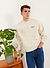 Auxiliary Sweatshirt 002 | Cotton | Ecru