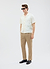 Tailored Elasticated Waist Trousers | Cotton | Tan