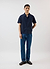 Relaxed Cuban Drape Shirt | Percival x Warren | Navy Blue
