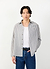 Sardine Aegean Pearce Oversized Shirt | Cotton | Black with White