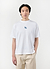 Origami Oversized T Shirt | Embroidered Organic Cotton | White