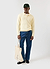 Verso Long Sleeve Knitted Polo | Cotton | Ecru Cream