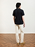 Quartz T Shirt | Embroidered Organic Cotton | Black