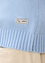 Verso Short Sleeve Knitted Shirt | Cotton | Heather Blue
