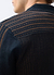 Appendix Long Sleeve Knitted Shirt | Cotton | Black with Brown
