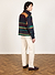 Lacquer Stripe Blanket Overshirt | Wool | Multi