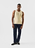 Cotton Waffle Vest | Ecru