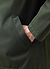 Men's Green Sherlock Short Trench Coat | Waterproof | Forest with Check