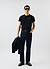 Picnic T Shirt | Embrodiered Organic Cotton | Black
