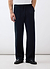 Chronicle Knitted Straight Leg Trackpant | Cotton | Black