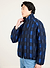 Fretwork Check Anderson Jacket | Wool | Blue