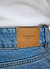 Straight Leg Denim Jeans | Cotton | Light Wash Blue