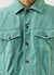 Suede Western Leather Jacket | Mint Green