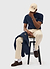 Tiger Mascot Regular Fit T Shirt | Percival and Champion | Navy