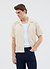 Elio Crochet Cuban Shirt | Ecru