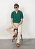 Open Collar Ribbed Polo | Percival x Ilaria | Forest
