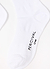 Origami Embroidered Socks | White
