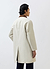 Mens Cream Relaxed Trench Coat | Cotton | Stone