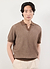 Casa Martini Knitted Polo | Tivoli | Brown