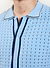 Broken Stripe Knitted Shirt | Percival x Ilaria | Blue