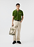 Contrast Trim Shirt | Wool | Forest with Ecru