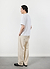 Origami Oversized T Shirt | Embroidered Organic Cotton | White