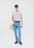 Laurent Open Collar Polo | Cotton | Ecru