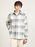 Check Long Sleeve Shirt | Cotton | Ecru