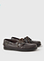 Jetty II Boater 2 Eye | G.H. Bass | Dark Brown Textured Leather