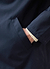 Men's Navy Sherlock Short Trench Coat | Waterproof | Midnight with Olive