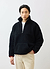 Men’s Quarter Zip Wool Fleece Pullover | Black