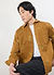 Olive Overshirt | Cotton | Rust