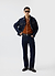 Contrast Trim Shirt | Wool | Rust