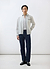 Index Stripe Pearce Shirt | Cotton | Ecru