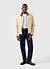 Preface Contrast Collar Jacket | Cotton Twill | Ecru